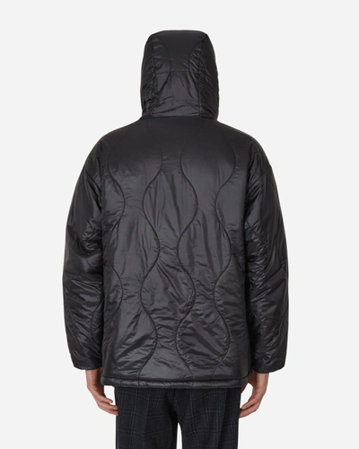 Shop Manastash Y2k Reversible Hooded Jacket In Black