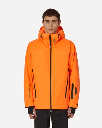 Shop Moncler Montgirod Ski Jacket Orange In Black