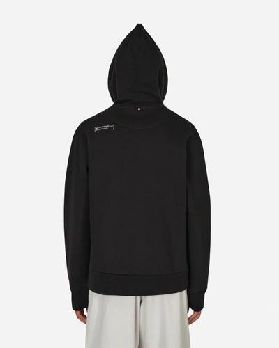 Shop Oamc Ethos Hooded Sweatshirt In Black