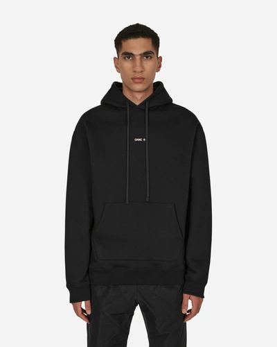 Shop Oamc Flora Hooded Sweatshirt In Black