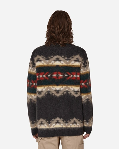 Shop Junya Watanabe Pendleton Crewneck Sweater In Grey