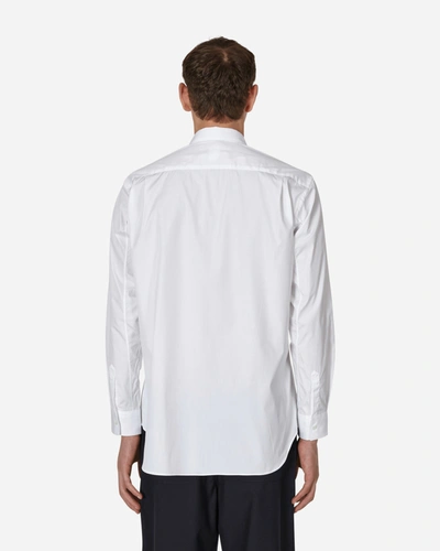Shop Comme Des Garçons Shirt Invader Poplin Shirt In White