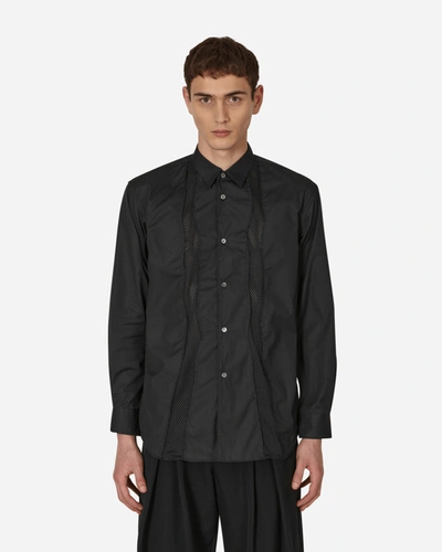 Shop Comme Des Garçons Shirt Cut-out Shirt In Black