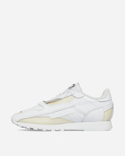 Maison Margiela X Reebok Memory Of Low-top Sneakers In White Leather In White
