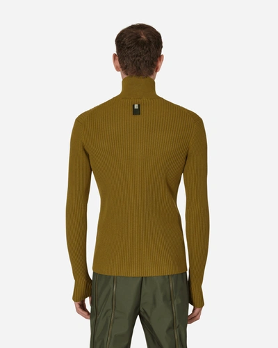 Alyx Small Rib Zip-up Sweater In Green
