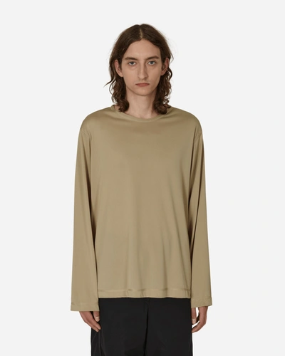 Shop Bryan Jimene`z Silk Weight Top In Beige