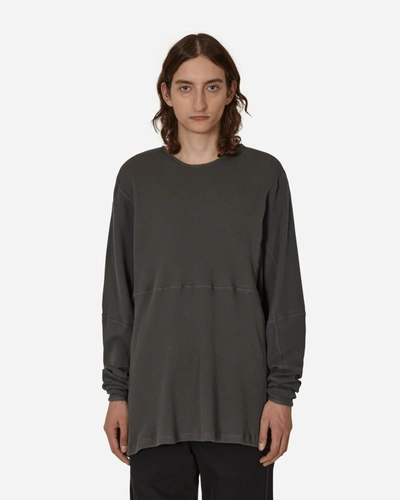 Shop Bryan Jimene`z Body Warmer Thermal Sweatshirt In Grey