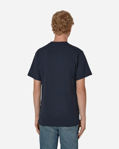 Shop Noah Ship Wheel T-shirt In Blue