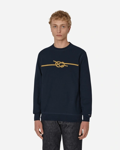 Noah Navy Knot Sweatshirt In Blue