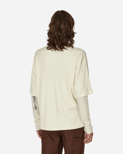 Gr10k Transcript Utility Wool-blend T-shirt In Neutrals | ModeSens