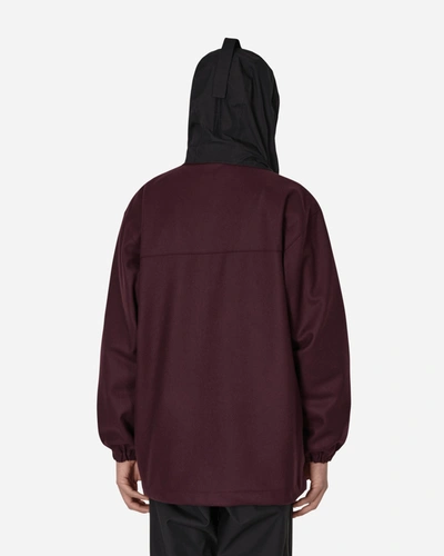 Gr10k "wool Cloth Smoth" Jacket In Red