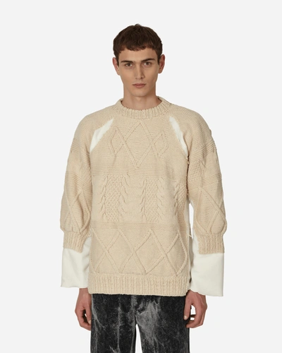 Shop Needles Fisherman Sweater In White
