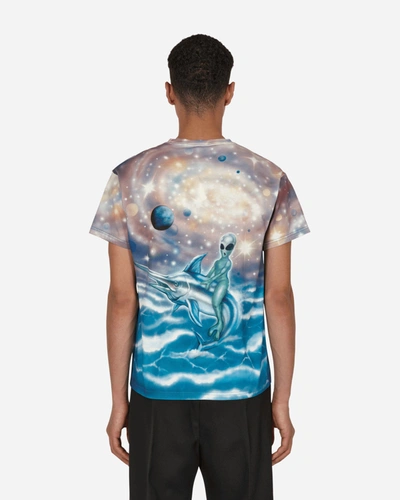 Shop Stockholm Surfboard Club Airbrush T-shirt In Multicolor