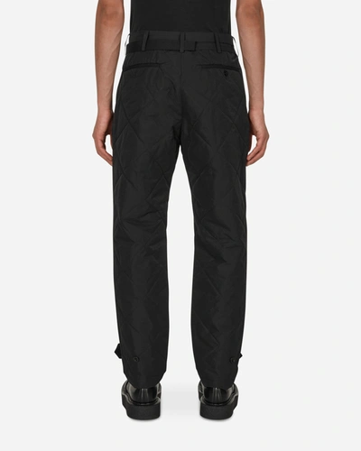Sacai Carhartt Wip Canvas Work Pants In Black