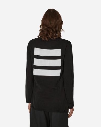 Comme Des Garcons Black Asymmetric Pullover In Black