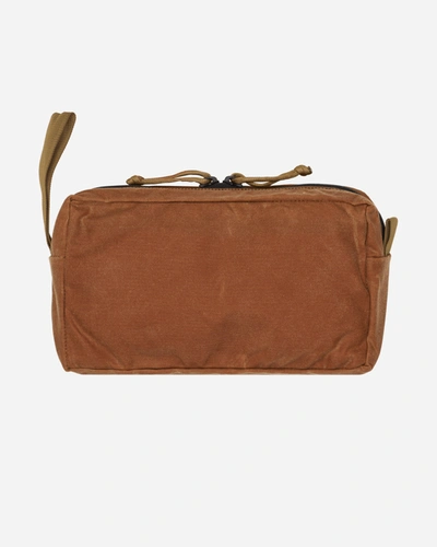 Dangle Supply Stuff Sack Waxed Canvas Accessory Bag In Brown