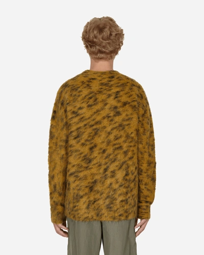 Shop Acne Studios Jacquard Crewneck Sweater In Yellow