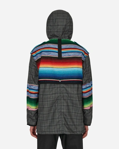 Shop Junya Watanabe Jay Kay Striped Check Jacket In Grey