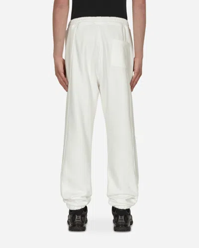Slam Jam Panel Basic Sweatpants White In Beige