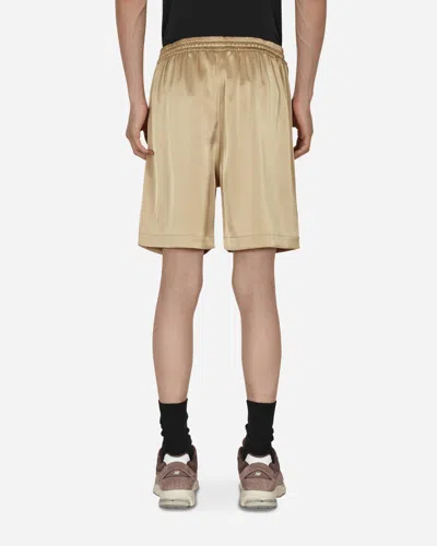 Nanushka Doxxi Satin Shorts In Beige
