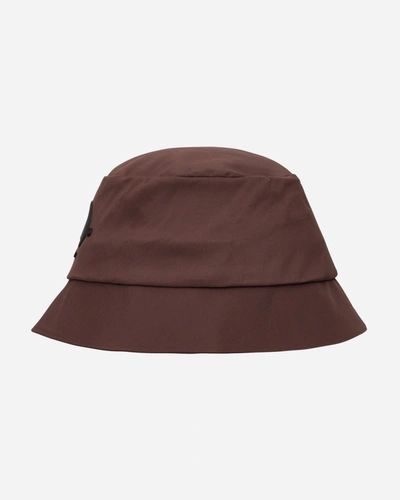 Shop Affxwrks Globe Bucket Hat In Brown