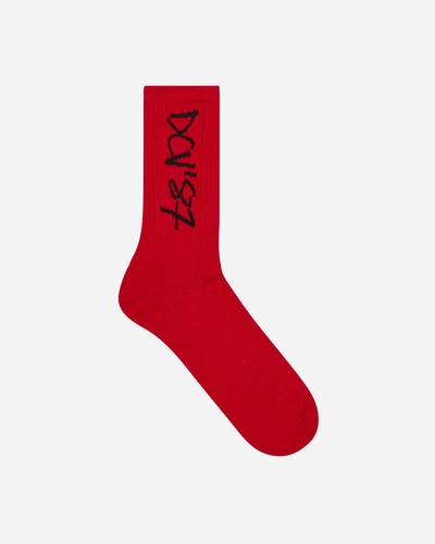 Shop Dcv 87 Leh Go Socks In Red
