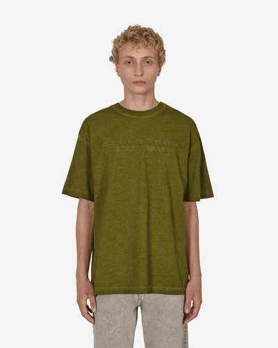 Shop A-cold-wall* Overdye T-shirt In Green