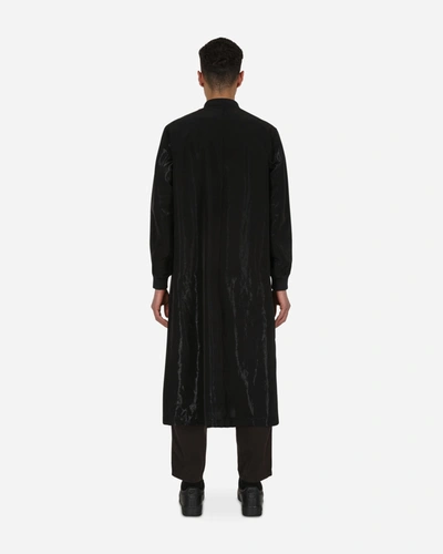 Shop Comme Des Garcons Black Velvet Coat In Black