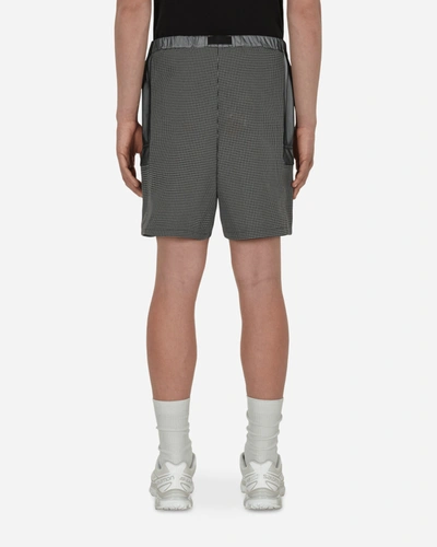 Shop Rayon Vert W3w Furio Shorts Dark In Black