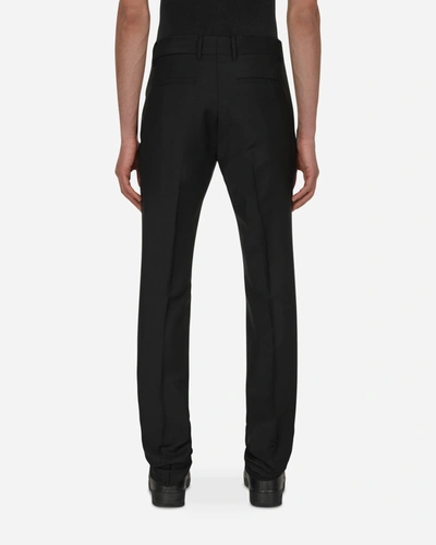 Shop Givenchy Zip Details Wool Trousers Black In Multicolor