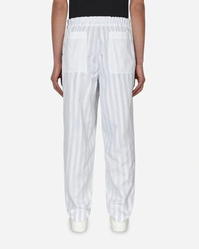 Shop Comme Des Garçons Shirt Stripe Trousers White In Multicolor
