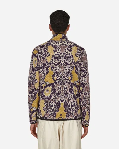 Aries Floral-print Fleece Sweater In Multicolor