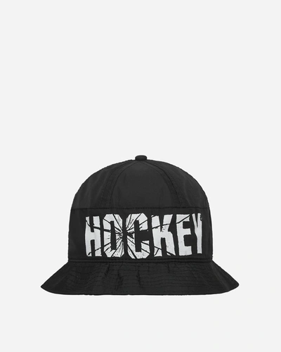 Shop Hockey Crinkle Bell Bucket Hat In Black