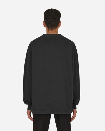 Shop Acne Studios Logo Crewneck Sweatshirt In Black