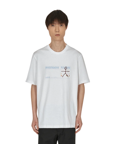 Shop Oamc Trace T-shirt In White