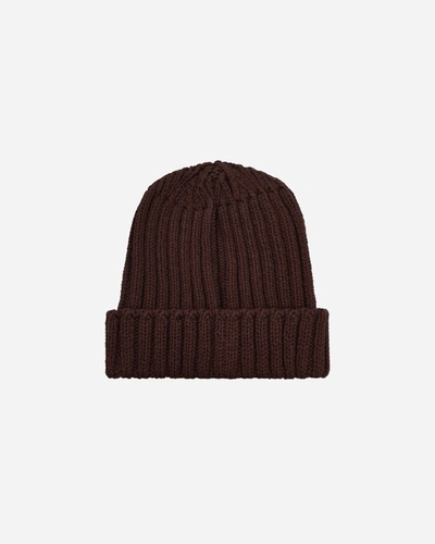 Sky High Farm Recycled Cotton Chunk Beanie In Brown