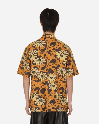 Shop Nanushka Kith Shirt In Arte Povera Floral Orange