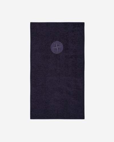 Shop Stone Island Beach Towel Bag In Blue