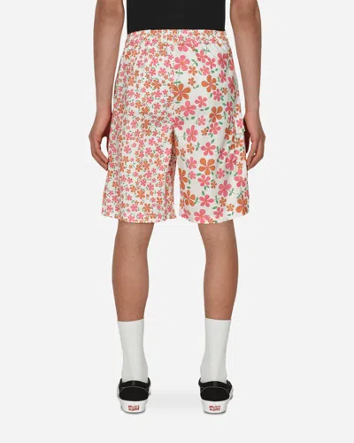Erl Long-length Printed Recycled-shell Swim Shorts In Multicolor