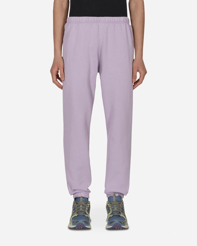 Shop Erl Fleece Sweatpants In Purple