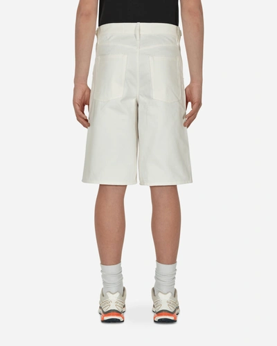 Shop Jil Sander Denim Shorts White In Beige