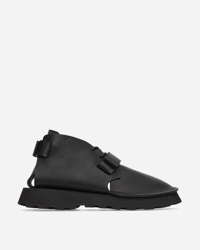 Shop Jil Sander Mid-cut Leather Shoes In Black