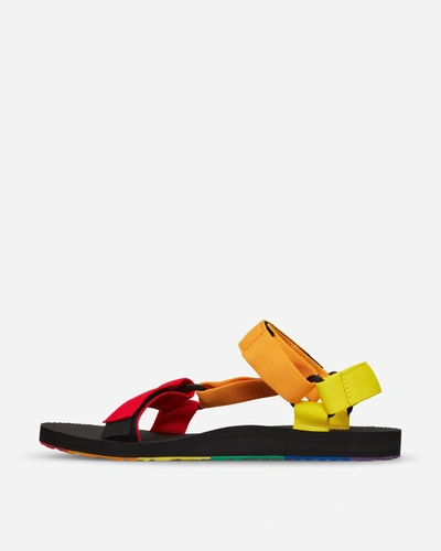 Shop Teva Original Universal Pride Sandals In Multicolor