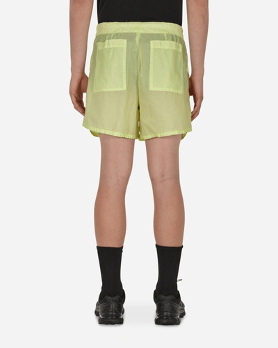 Shop Dries Van Noten Pooles Shorts In Yellow