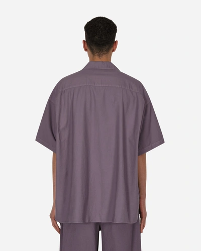 Shop Instrumental Oxford Shortsleeve Shirt In Purple