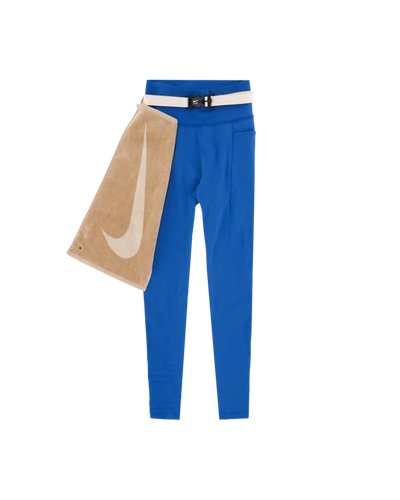 Shop Nike Special Project Mmw Tights In Blue Jay