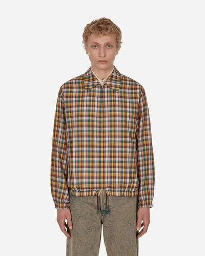 Auralee Giza Light Weight Double-cloth Zip Jacket In Multicolor  