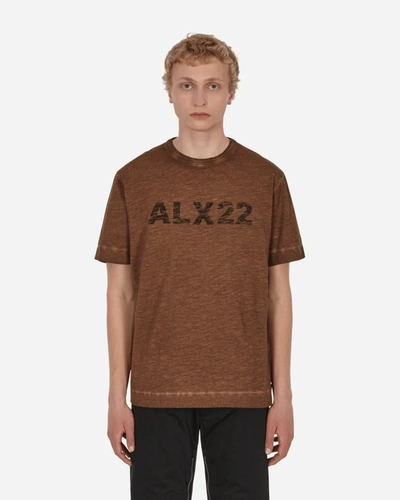 Shop Alyx Exclusive Logo T-shirt Brown In Black