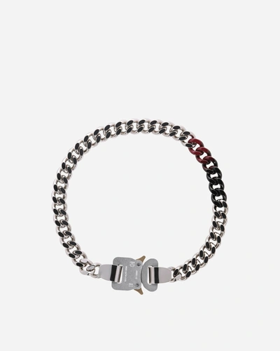 Shop Alyx Exclusive Signature Buckle Necklace Red In Multicolor