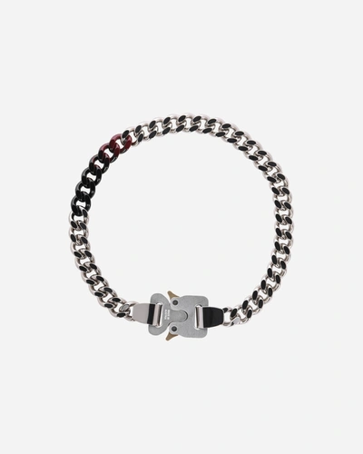 Shop Alyx Exclusive Signature Buckle Necklace Red In Multicolor